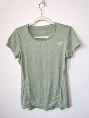 Reebok Women's Light Green Short Sleeve Athletic Tee